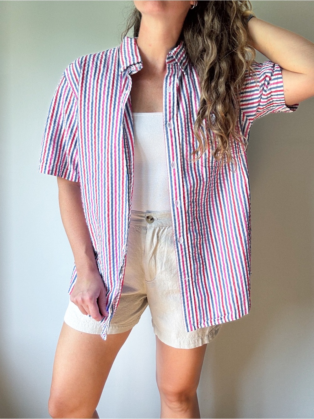 Lands End button down